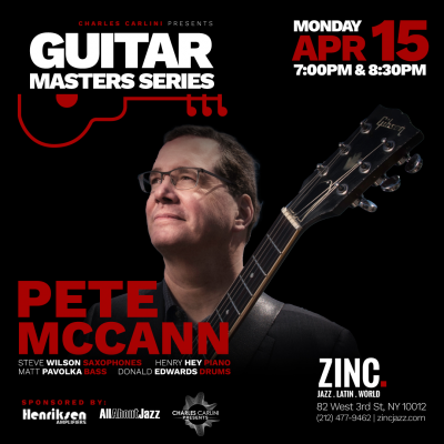 Guitar Masters Series: Pete McCann at Zinc Bar