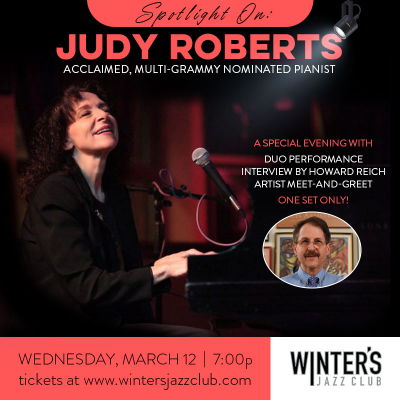 Spotlight On: Judy Roberts at Winter's Jazz Club