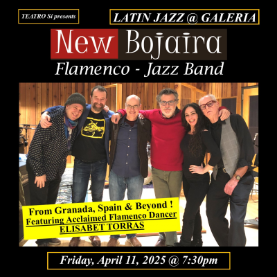 New Bojaira Flamenco Jazz Band From Granada, Spain & Beyond at Galeria West Art Gallery