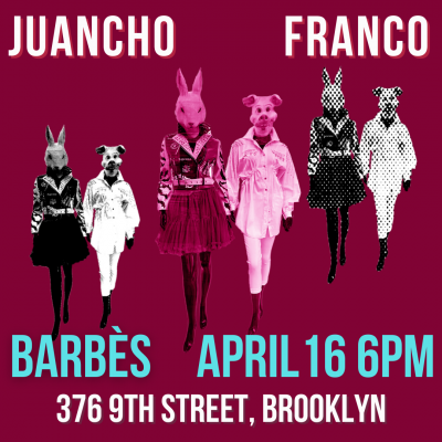 Juancho Herrera & Franco Pinna at Barbes - event poster Juancho Herrera & Franco Pinna at Barbes