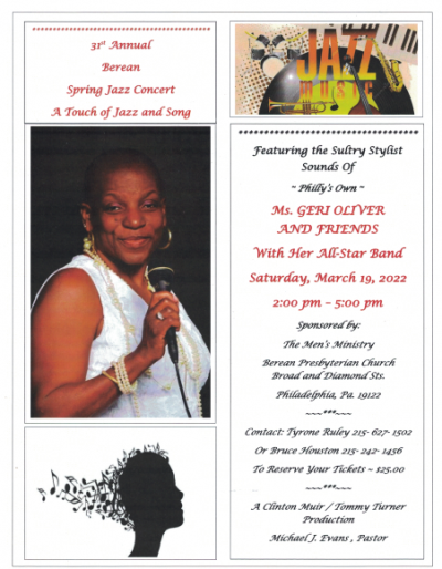 Geri Oliver and Friends at Berean Presbyterian Church