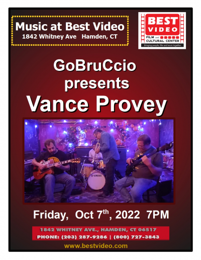 Gobruccio Presents Vance Provey at Best Video Performance Space