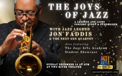 The Joys Of Jazz with Jon Faddis & The Next Gen Quartet at Two River Theater - event poster The Joys Of Jazz with Jon Faddis & The Next Gen Quartet at Two River Theater
