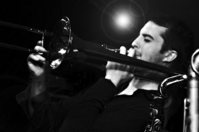 Trombonist Tom Green at Chandos Arms Jazz