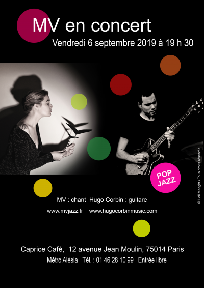 Mv & Hugo Corbin En Concert at Caprice Café