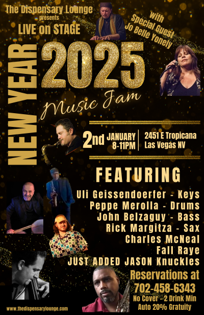 2025 New Year Jam at The Dispensary Lounge Jazz Lounge