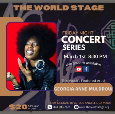 Georgia Anne Muldrow at The World Stage