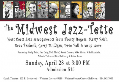 The Midwest Jazz-Tette at Ozark Theatre - event poster The Midwest Jazz-Tette at Ozark Theatre