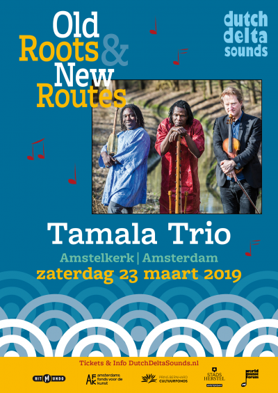 Old Roots New Routes: Tamala at Amstelkerk - event poster Old Roots New Routes: Tamala at Amstelkerk