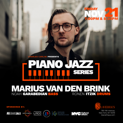 Piano Jazz Series: Marius Van Den Brink at Klavierhaus
