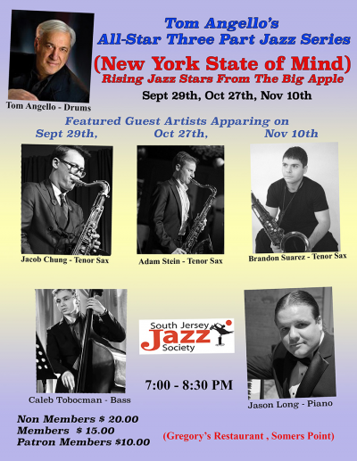 Tom Angello&rsquo;s All-star 3 Part Jazz Series - New York State Of Mind