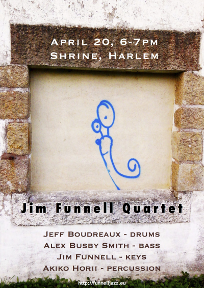 Jim Funnell Quartet at Shrine NYC