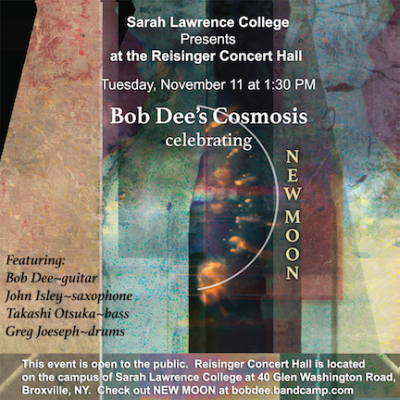 Upcoming Events For Bob Dee's Cosmosis at Reisinger Concert Hall
