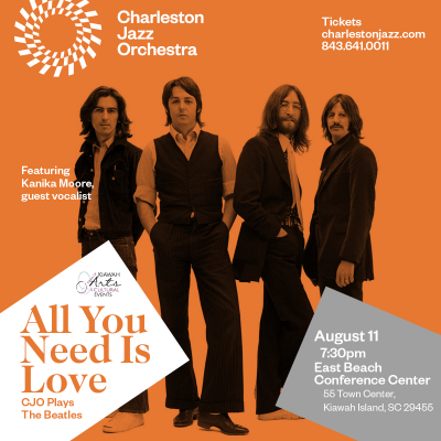 All You Need Is Love: CJO Plays The Beatles Featuring Guest Vocalist Kanika Moore at East Beach Conference Center - event poster All You Need Is Love: CJO Plays The Beatles Featuring Guest Vocalist Kanika Moore at East Beach Conference Center