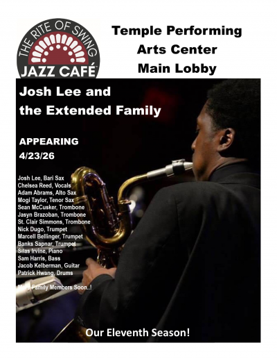 Josh Lee and the Extended Family at Temple Performing Arts Center - event poster Josh Lee and the Extended Family at Temple Performing Arts Center
