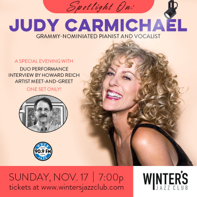 Spotlight On: Judy Carmichael at Winter's Jazz Club