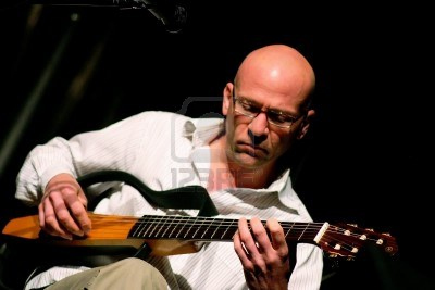 Guitarist, Mark Lucas with the Roger Humphries Trio at Savoy Restaurant & Wine Bar