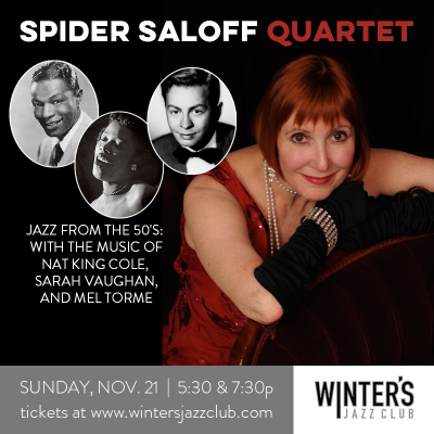Spider Saloff With Jeremy Kahn Trio at Winter's Jazz Club