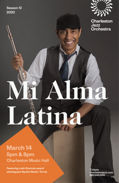 Mi Alma Latina Nestor Torres at Charleston Music Hall - event poster Mi Alma Latina Nestor Torres at Charleston Music Hall
