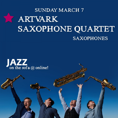 Artvark Saxophone Quartet at Jazz On The Sofa at Jazz On The Sofa