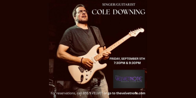 Friday, September 5th: Singer/guitarist Cole Downing
