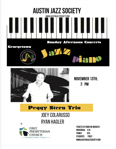 See Peggy Stern Trio at First Presbyterian Church