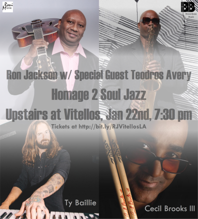 Ron Jackson With Special Guest Teodross Avery at Feinstein's At Vitello's