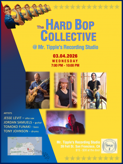 The Hard Bop Collective at Mr. Tipple's Jazz Club - event poster The Hard Bop Collective at Mr. Tipple's Jazz Club