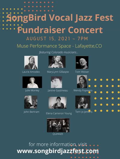 Songbird Vocal Jazzfest Fundraiser at The Muse Performance Space