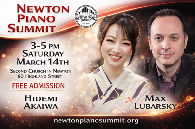 Newton Piano Summit - Max Lubarsky & Hidemi Akaiwa at Newton Piano Summit at Second Church In Newton