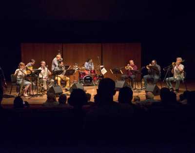 Geof Bradfield Nonet at Lafontsee Galleries - event poster Geof Bradfield Nonet at Lafontsee Galleries