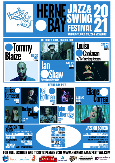 Herne Bay Jazz And Swing Festival 2021 at The King's Hall