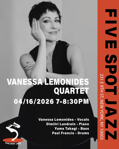 [vanessa Lemonides Quartet] at Five Spot Jazz
