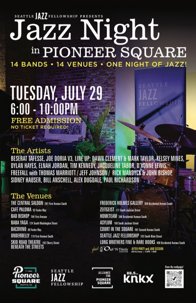 Jazz Night In Pioneer Square at Seattle Jazz Fellowship