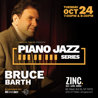 Piano Jazz Series: Bruce Barth at Zinc Bar