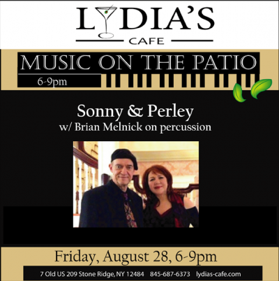 Sonny & Perley at Music On The Patio at Lydia's Cafe
