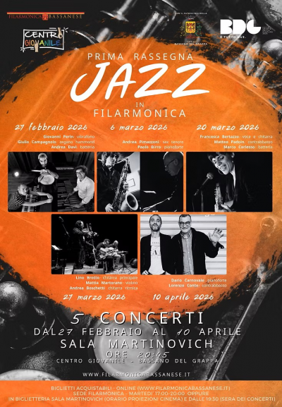 FRANCESCA BERTAZZO HART TRIO at Filarmonica Bassanese