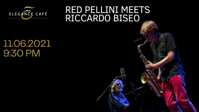 Red Pellini Meets Riccardo Biseo at Elegance Cafè Jazz Club - event poster Red Pellini Meets Riccardo Biseo at Elegance Cafè Jazz Club