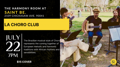 El Choro Club at The Harmony Room @ St. Be