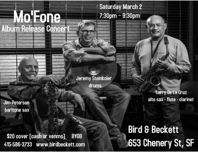 Mo'fone Album Release Concert at Bird & Beckett Books & Records