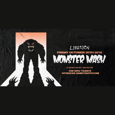 Libation Halloween Monster Mash Party 2018 at Libation Nyc