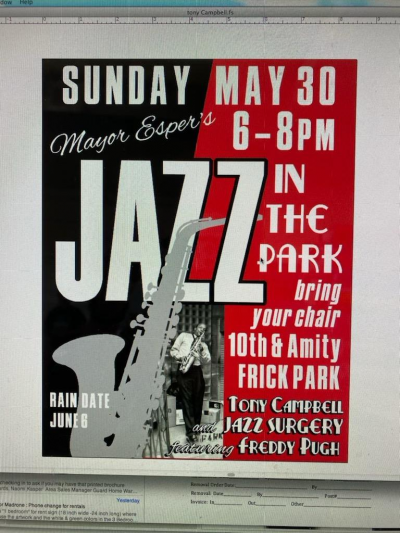 Mayor Esper's  Jazz In The Park at Frick Park