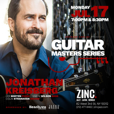 Guitar Masters Series: Jonathan Kreisberg at Zinc Bar