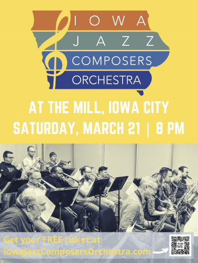 Iowa Jazz Composers Orchestra (POSTPONED) at The Mill
