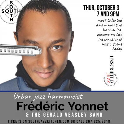 Frederic Yonnet- Urban Jazz Harmonicist & The Gerald Veasley Band at South Jazz Club