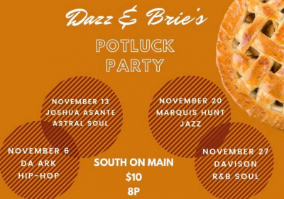 Sessions:: Marquis Hunt & Mood at South on Main - event poster Sessions:: Marquis Hunt & Mood at South on Main