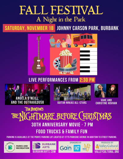 Angela O'Neill and the Outrageous8 at City Of Burbank Fall Show