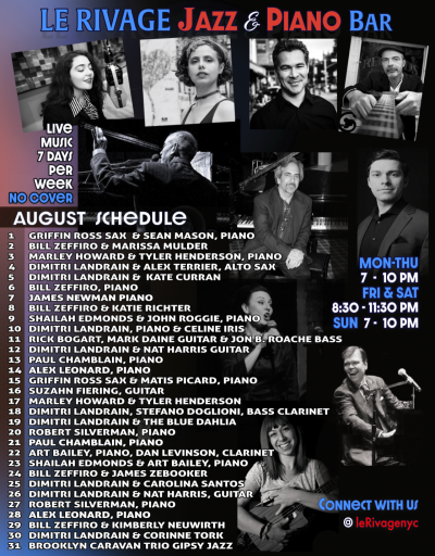 The Rick Bogart Trio Back By Popular Demand at Backstage Tavern