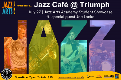 Joe Locke With Jazz Arts Academy Students at Triumph Restaurant & Brewery - event poster Joe Locke With Jazz Arts Academy Students at Triumph Restaurant & Brewery