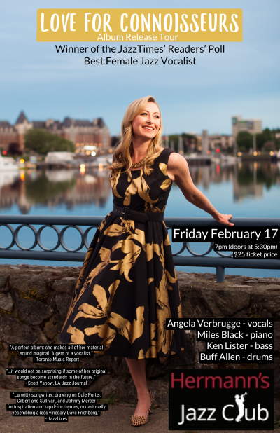 Love For Connoisseurs Album Release - Angela Verbrugge Quartet at The Coda